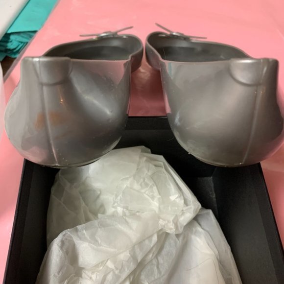Marc Jacobs Silver Jelly Ballet Flats - Picture 5 of 5